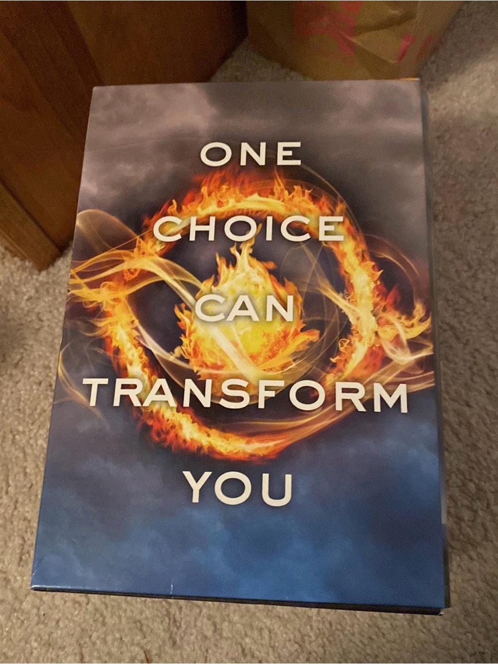 Inspirational Flame Art Print - "One Choice Can Transform You"